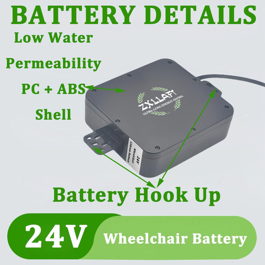 Batería Recargable 24 V 8 Ah 10,4 Ah 11,6 Ah y 6 Ah Batería de Litio 10 Ah Batería Silla de Ruedas 24 V Baterías Iones Litio para Motores 100 W a 350 W con BMS,24v14ah gx20