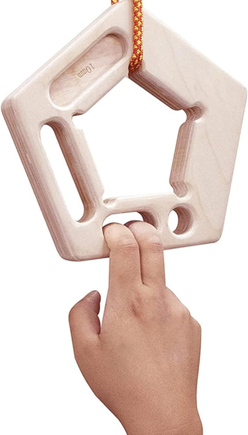Hangboard d'escalade - Planche de Suspension en Bois, Hangboard d'escalade | Planche à doigts en bois pour l'entraînement au rock | Barre d'escalade suspendue pour Station d'entraînement montée sur po