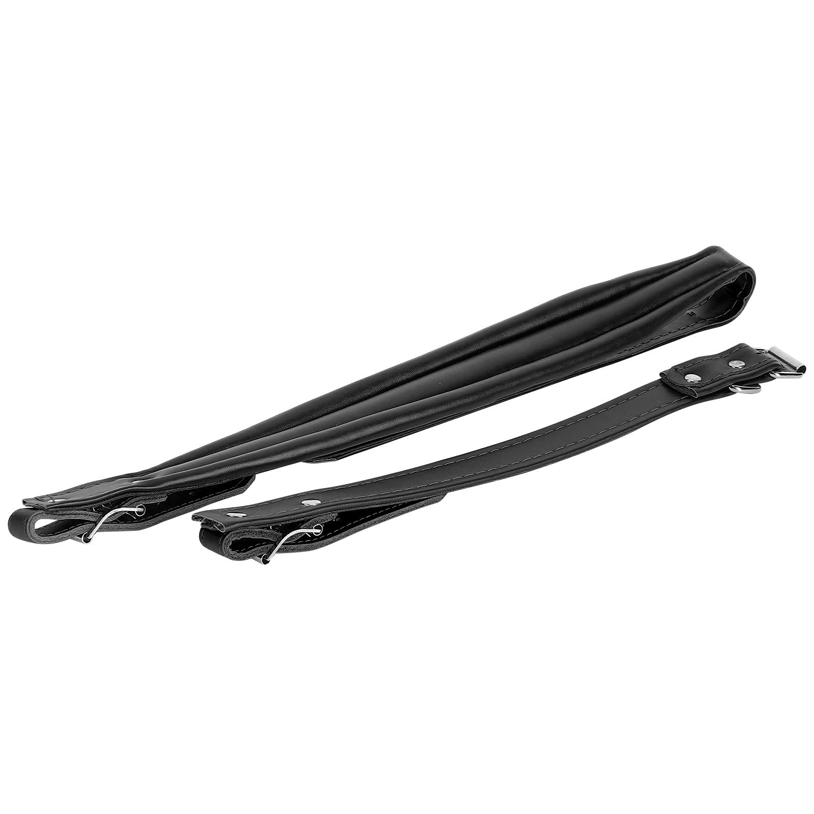 Accessoire accordéon, sangles réglables en cuir PU Sangles accordéon confortables et douces noires pour accordéon 16-120 basses(44 * 8 * 5cm-le noir)