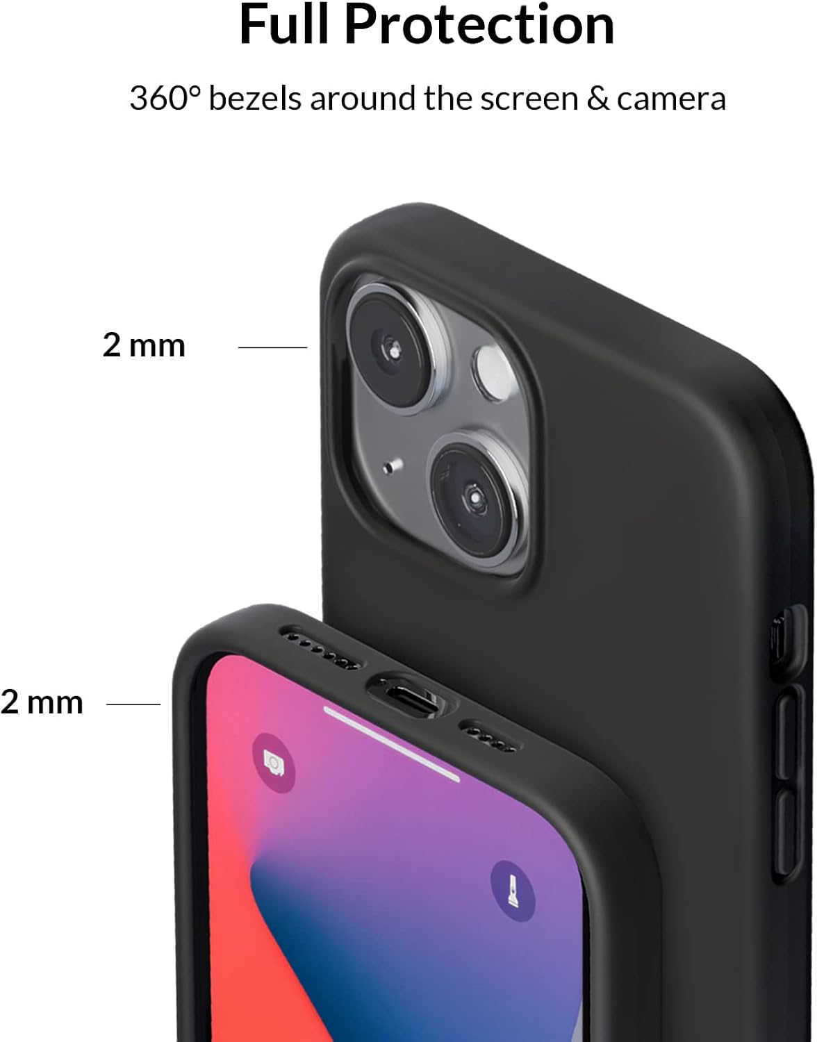 VELVET CAVIAR Compatible with iPhone 14 Case MagSafe Silicone - Built-in Magnetic Ring - Microfiber Lining - [6ft Drop Tested] Protective Phone Cases for Women & Men (Black)