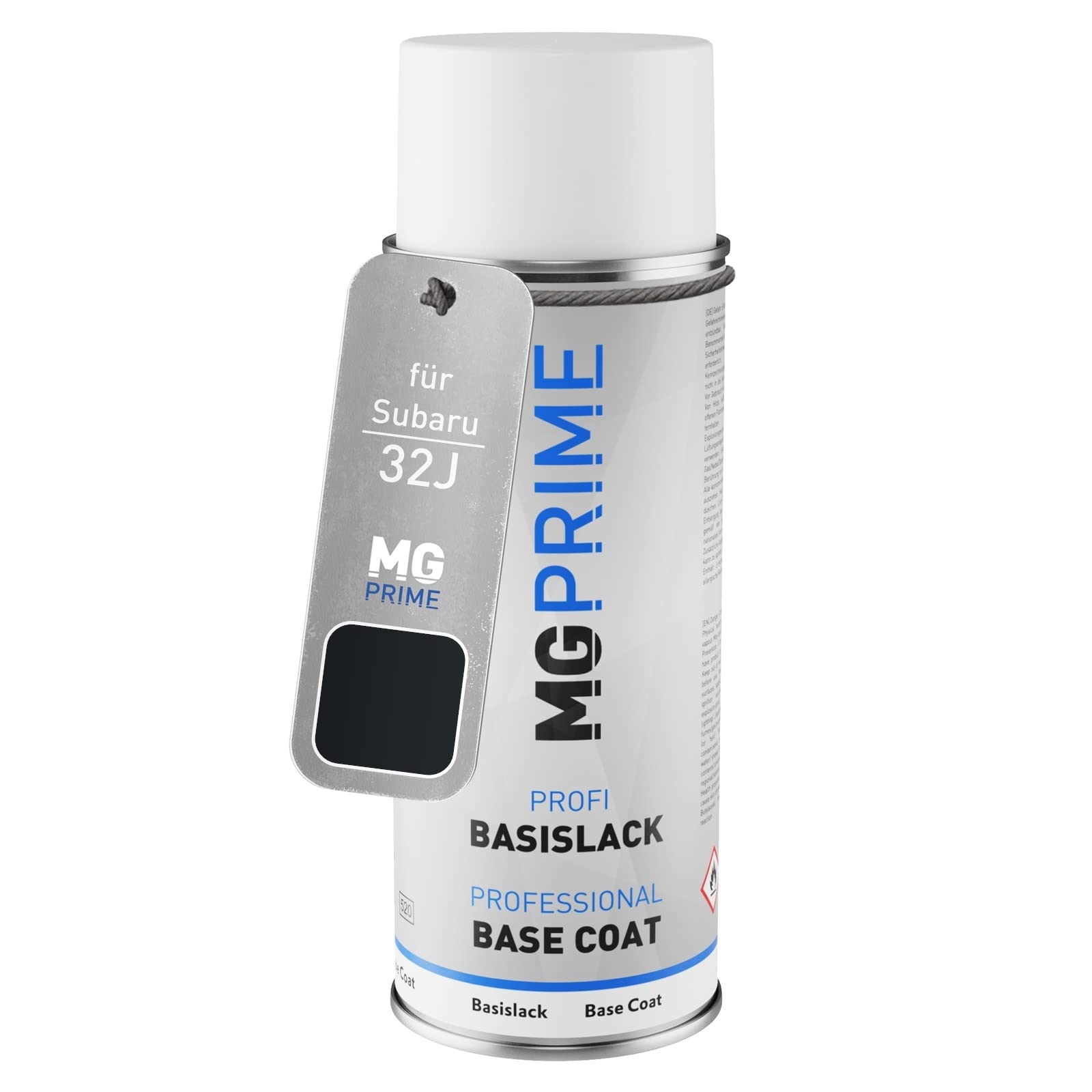 MG PRIME Car paint Spray can for Subaru 32J Obsidian Black Pearl/Mineralschwarz Base coat spray can 400ml