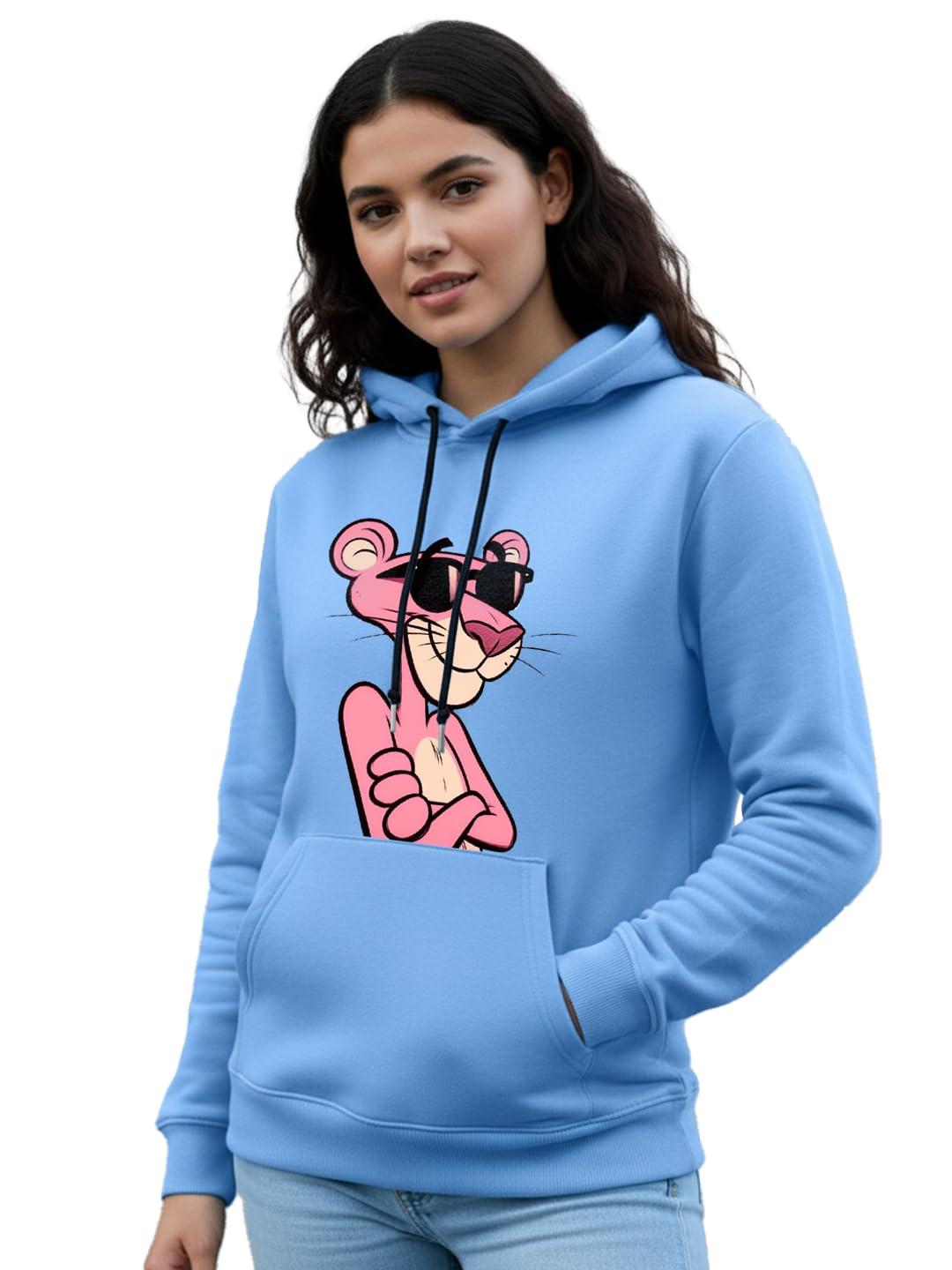 Women Cartoon Printed Sweatshirt | Full Sleeve Hoodie| Women Stylish Sweatshirt Winter Wear Regular-image-46