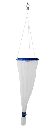 EISCO Plankton Net & Collection Vial - 35" Depth, 12" Diameter - Includes Plastic Vial & 2 Collection Bottles