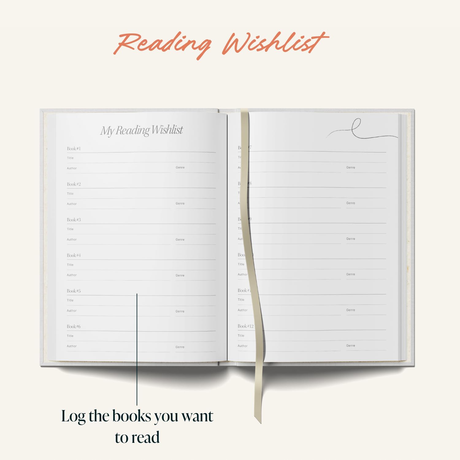 Yop & Tom Reading Journals - Review and Track Your Reading - Includes Planner to Log Your Favourite Books and Authors - Bookshelf