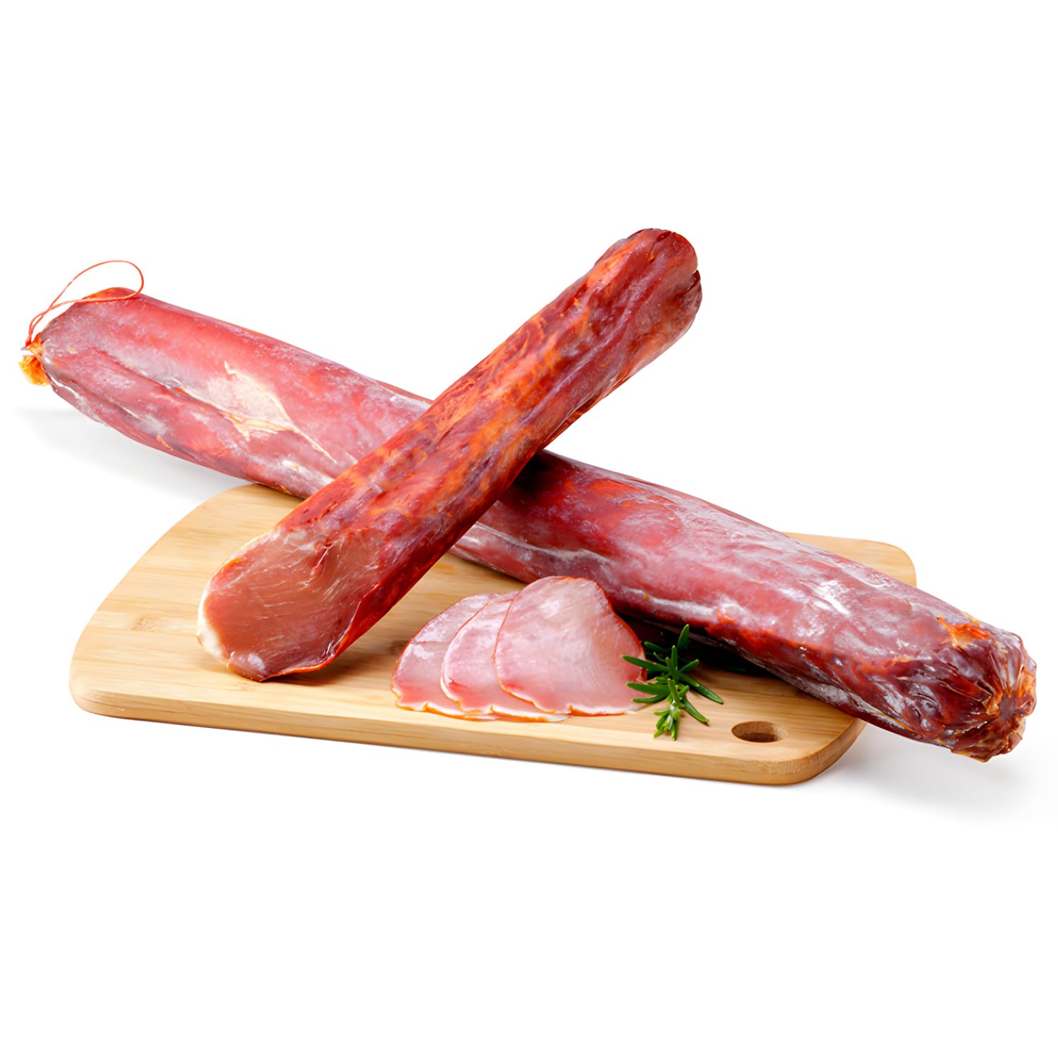 Lomo Embuchado | 3,6 kg | Caña de Lomo de Cerdo | Lomo Embutido Empaquetado en 2 Piezas de 1,8 kg Aprox | Embutido de Carne de Cerdo | Origen España