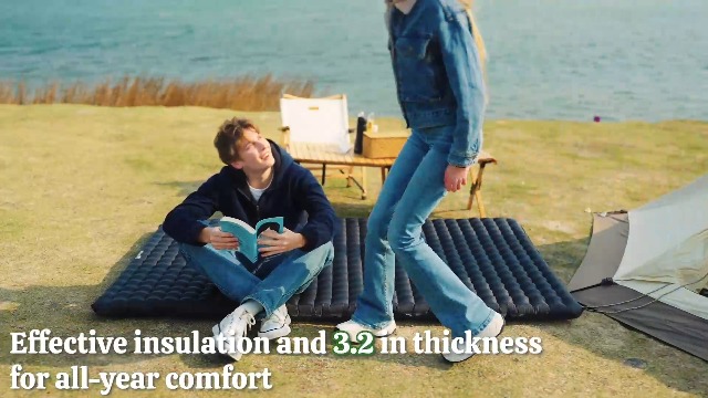 Amazon.com : Hikenture Camping Sleeping Pad with 6.2 R-Value