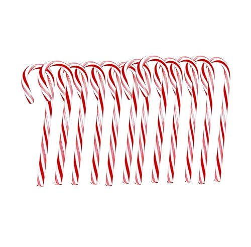 Miniatura 7 de CandyRific | (rojo y blanco) | Bastones de caramelo navideños de menta de Brach's, caramelos de relleno de calcetines de Navidad | Paquete de 2 – 12