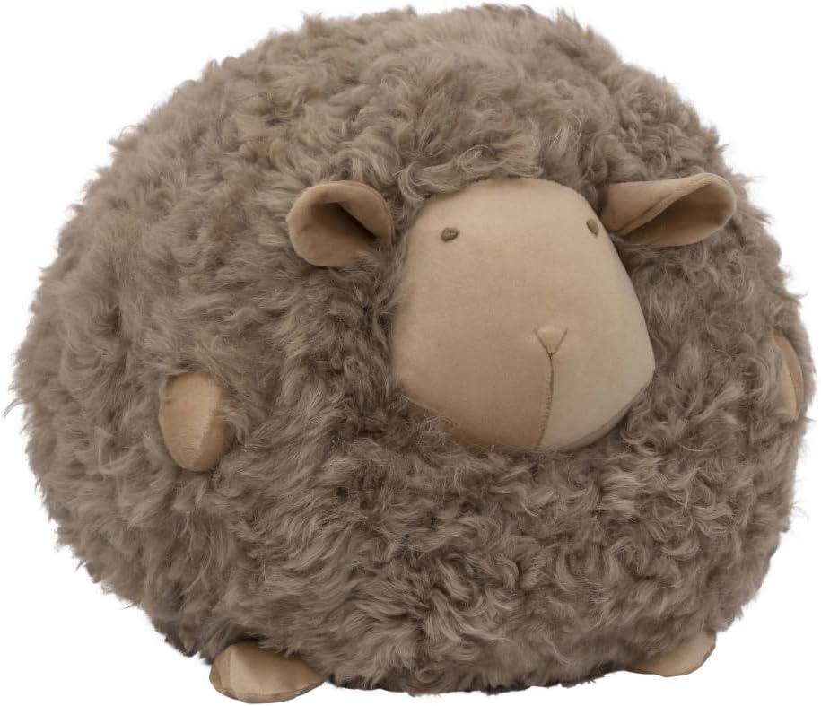 Woolicious Sheep Pillow Khaki