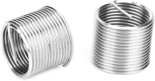 Miniatura 6 de ViaGasaFamido Kit de reparación de roscas de acero inoxidable M18x1.0.197 in, kit de inserción de reparación de rosca, llave de taladro,