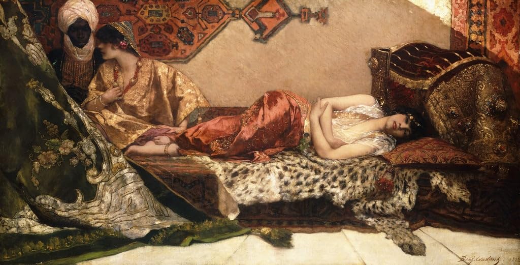 Toile l'Odalisque impression d'art pour habiller un mur vide sans effort