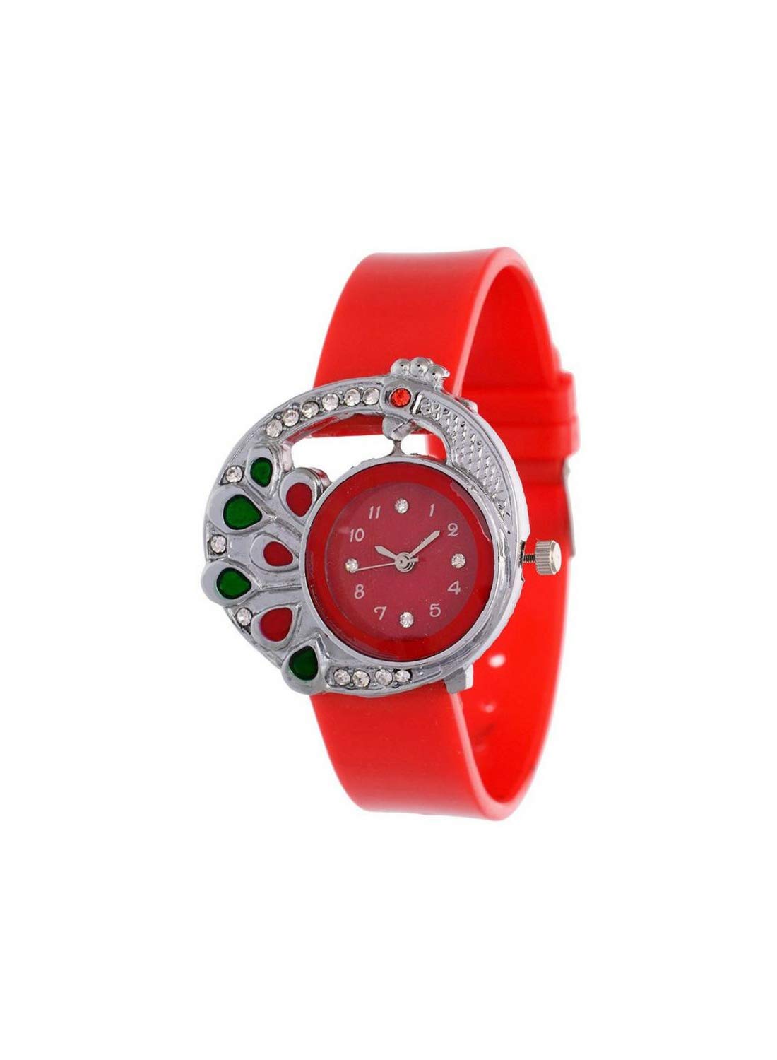 HORCHIS Round Dail Red Peacock Wrist Watch for Women (B08BG2MVNF) Amazon Price History, Amazon Price Tracker