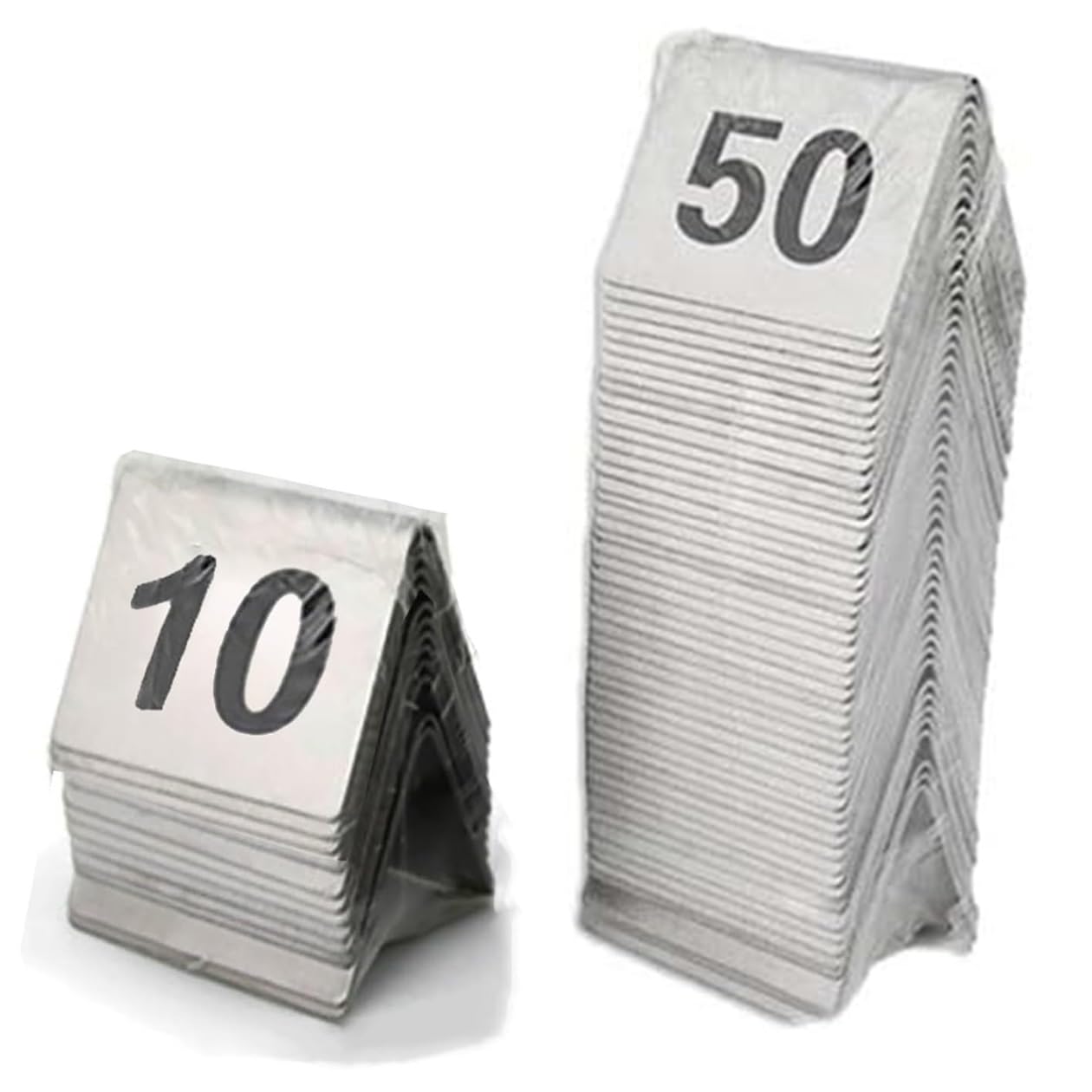 Numeri Da Tavolo In Acciaio Inossidabile In Stile Tenda 1-10/20/30/40/50, Numeri Digitali Da Tavolo Impilabili for Ristoranti, Forniture for Feste Di Compleanno E Matrimonio(1-30)