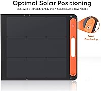 Vista 3 de Jackery SolarSaga 200W Portable Solar Panel,IP68 Foldable Bifacial Solar Panels,Compatible with Jackery Explorer Power Station and Solar