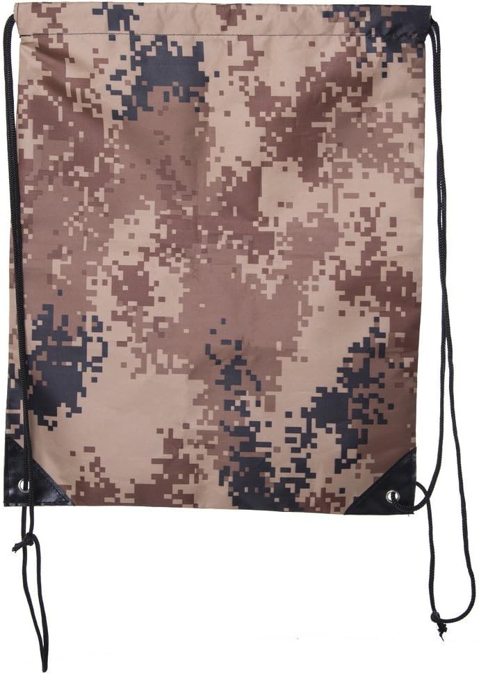 Mato & Hash Camo Drawstring Backpack| Camouflage Party Supplies for Birthdays, Outdoors, and Camping