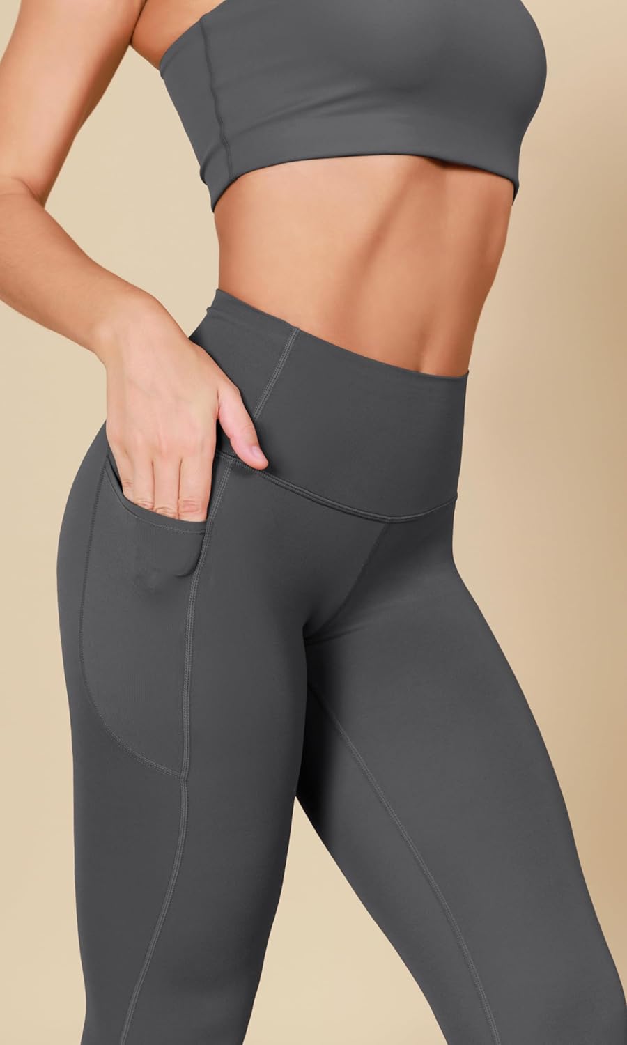 ODODOS 2-Pack Buttery Soft Lounge Yoga Leggings with Pockets for Women 23" / 25" / 28" High Waist Yoga Pants