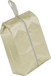 WeiLaiKeQi Organizadores de embalagem de malas de viagem com zíper resistente organizadores de malas de viagem organizadores de malas à prova d'água para roupas, bege 210D 43cm