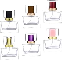 YWGStone 30ml Refillable Glass Perfume Atomizer Spray Bottles - Clear Mist Sprayers for Essential Oils & Travel, 6 Pack