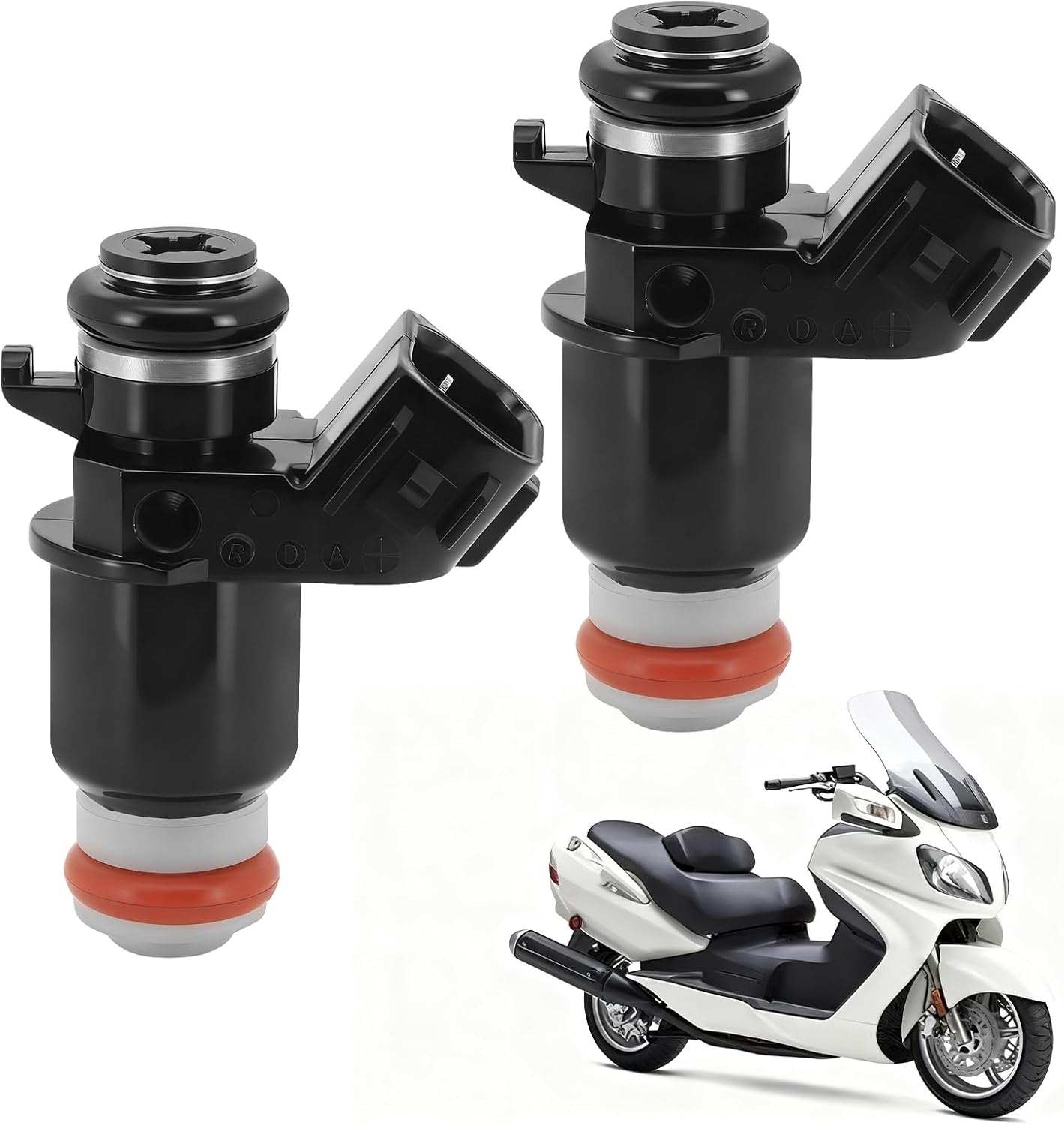 Wonyton1571014G00 Fuel Injectors 4Pcs for Suzuki GSX-R1000 2005-2006, for BOULEVARD C90 C50 C109 C109R M50 M90 M109 S50 S40, for VL800Z Intruder Volusia 2001-2009 Replace 15710-10G00, 15710-14G00.