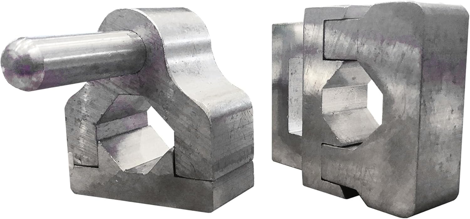 Green Touch Industries Xtreme Pro Series 2 Position Maximum Security One Lock System Line Trimmer Rack with Aluminum Mounting Blocks