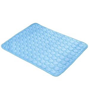Esterilla de refrigeración para perros | Esterilla de refrigeración plegable para exteriores, cama fría portátil, manta transpirable para gatos para cachorros y gatitos