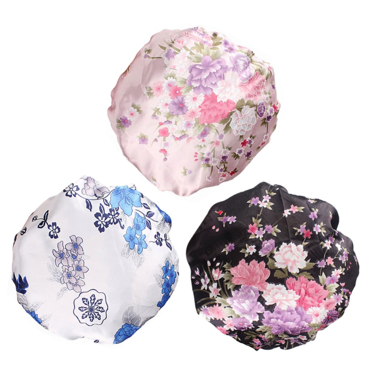 Didiseaon 9pezzi Chemoterapia Cappelli Da Notte Satin Per Donne Copricapo Elastico Per Perdita Di e Sonno Di Cuffie Stile Boho