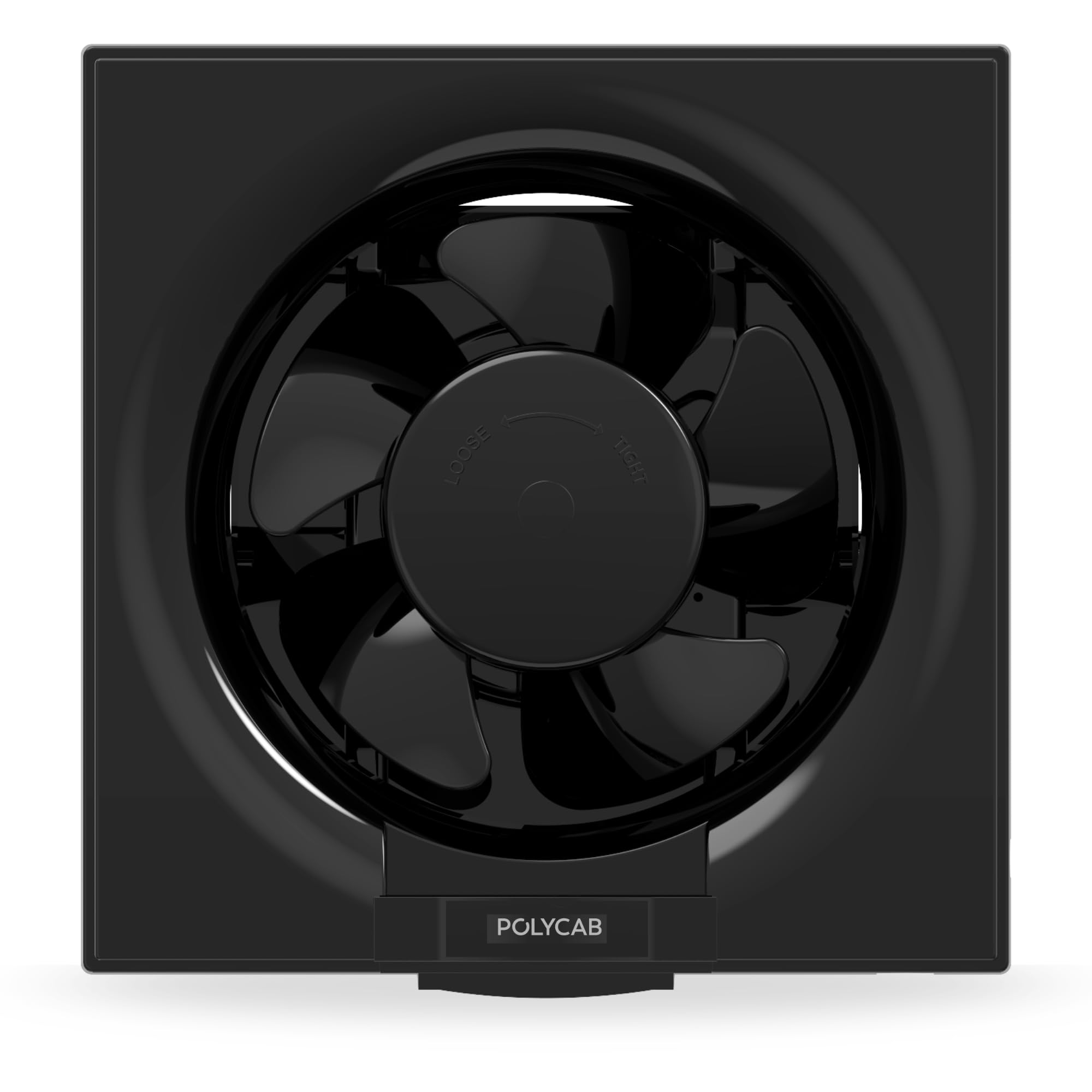 Polycab Freshner Neo 200mm Energy Efficient Exhaust fan for Kitchen, Bathroom | Noiseless, Sleek Design Easy to Clean | High Speed, Powerful Motor, 100% Copper Winding, 2 Year Warranty【Black】-image-5