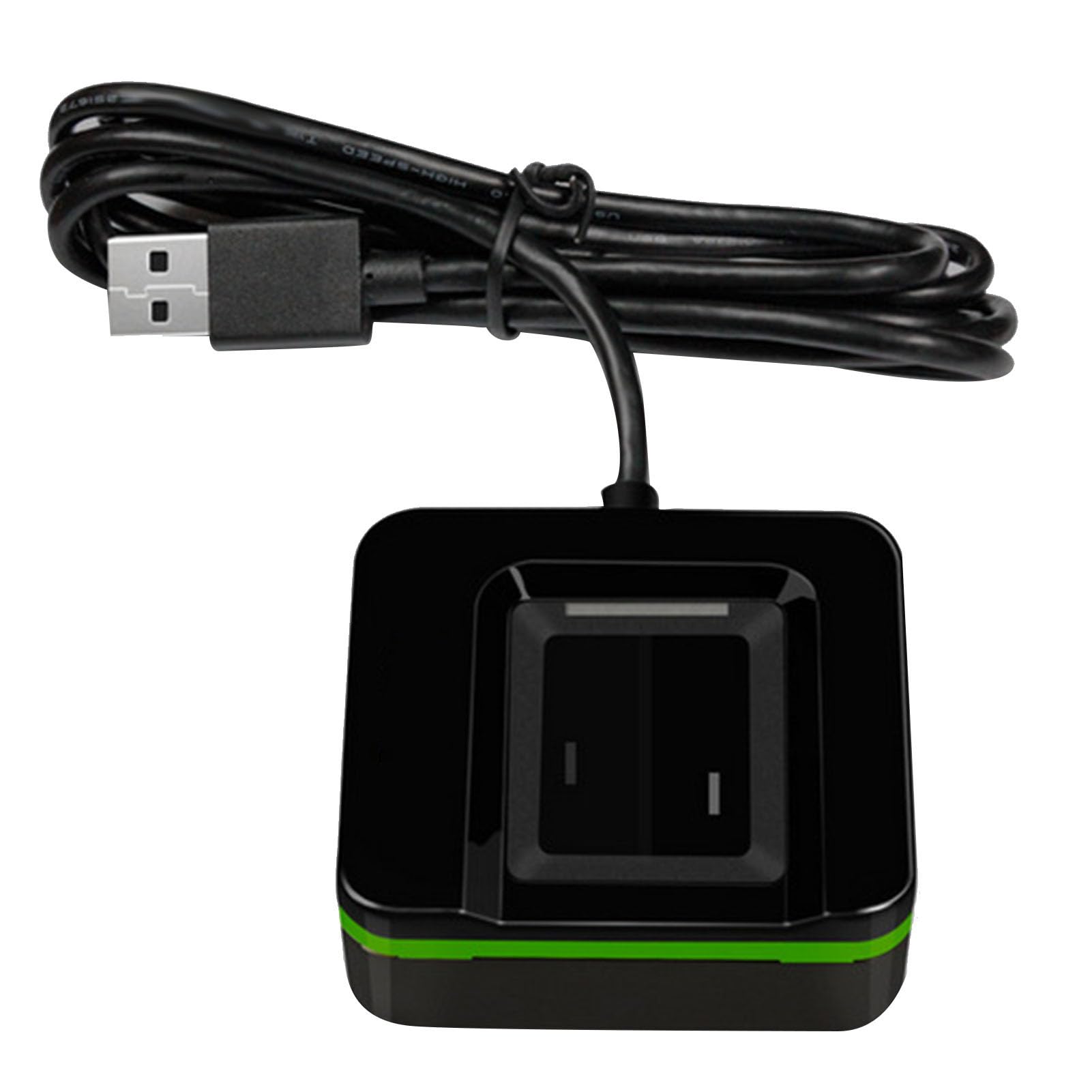 Lector Biométrico de Huellas Dactilares, Colector de Escáner de Huellas Dactilares USB con Cable de 5,9 Pies para Computadora PC, Reconocimiento de bajo Error, Fácil (ZKLIVE20R)