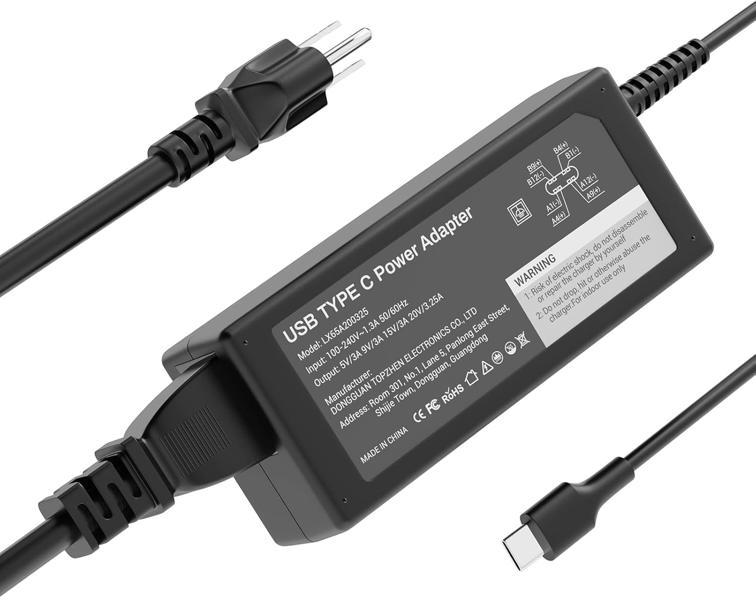65W 45W Dell Laptop Charger USB C for Dell Latitude 5420