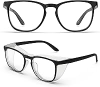 Vista 2 de Gafas de seguridad con estilo, gafas protectoras antiarañazos, transparentes para hombres y mujeres