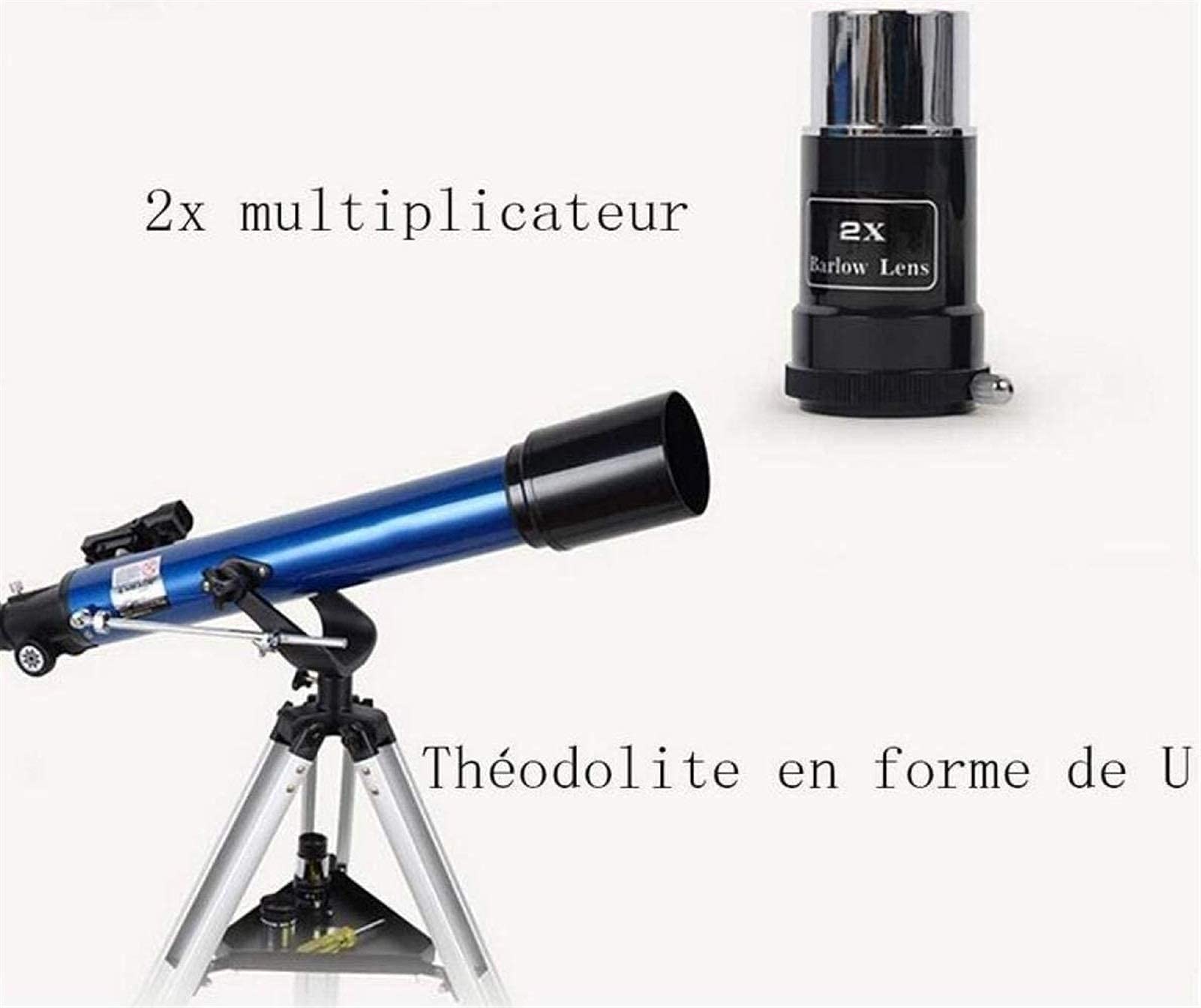 Telescopi per adulti Telescopio per bambini Principianti Ottica completamente multistrato Telescopio rifrattore per astronomia Software per telescopio portatile Telescopio perfetto Regalo per bambini