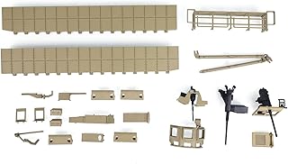 wheelfun Metal M1A2 Abrams Tuski RC Tank Upgrade Part for Heng Long 1/16 Plastic 3918 Tank RC Tank Spare Part