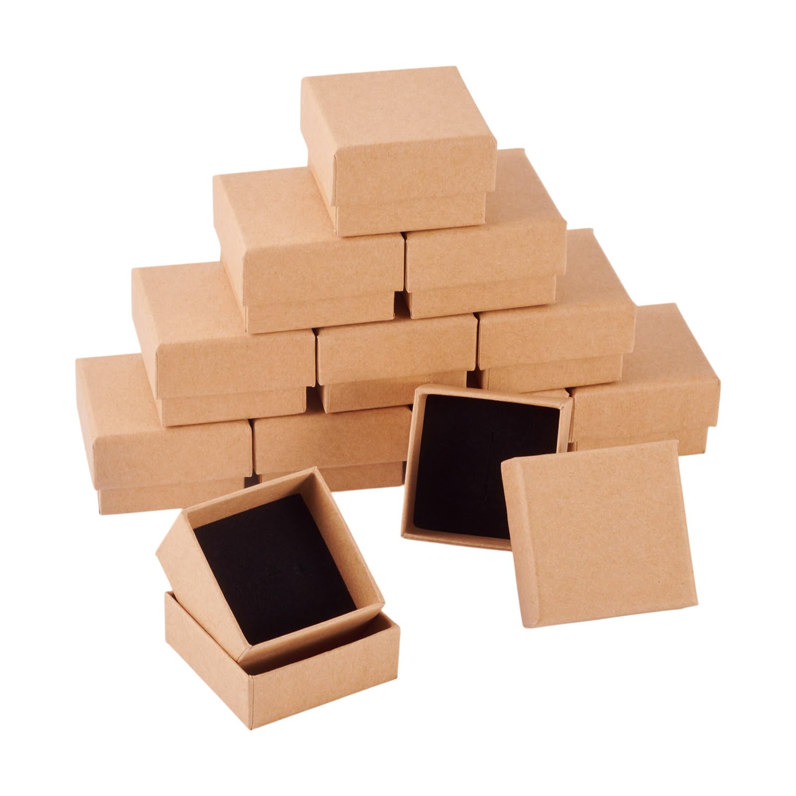 Boîte cadeau bijoux Craftdady en carton élégant pour bagues