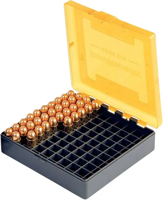 SMARTRELOADER Patronenbox für 9mm Patronen: 100 Stück für 9x19, .380ACP