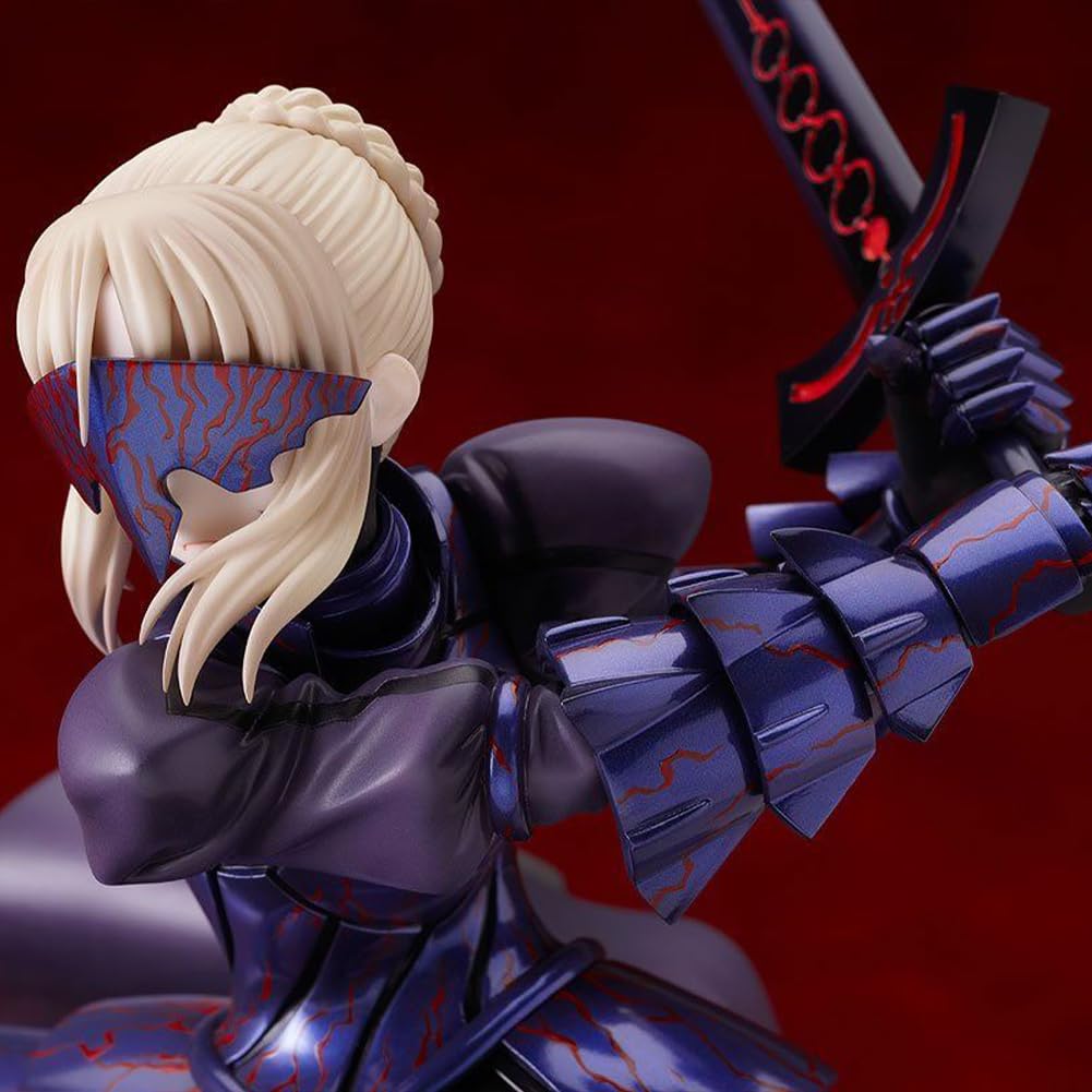 Zhongkaihua Fate Stay Night Figure Saber Altria Pendragon Action Figure FGO Anime Figurine Cavalleria Spada che brandisce statua in piedi modello da collezione ornamenti 19 cm