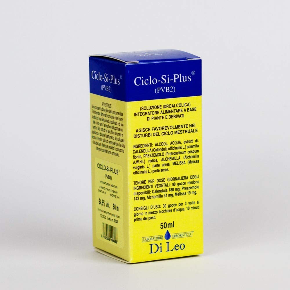 Ciclo-si-plus (Pvb2) | Calendula, Prezzemolo e Alchemilla contrastano i disturbi del ciclo mestruale, Melissa aiuta il normale tono dell’umore | Calendula, Prezzemolo, Alchemilla
