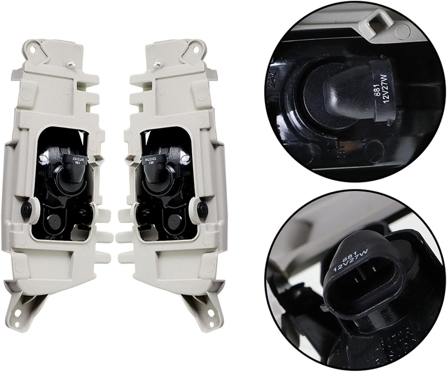 Silscvtt Fog Lights Replacement for Kia Sorento 2014 2015 Clear Lens with Bulbs Bezel Front Driving Fog Light Left+Right Side