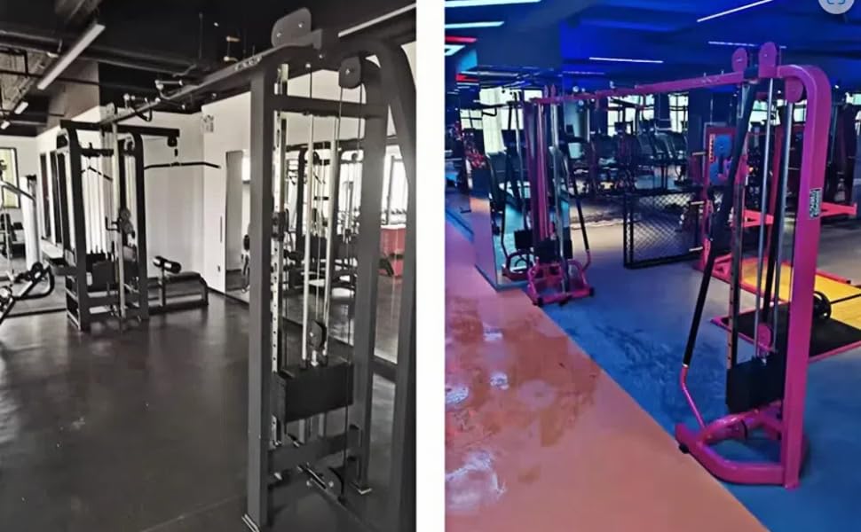 Image of Cable Crossover Exercise Machine for Home & Commercial Gym, Functional Training Center with 310 LBS Steel Weights Stack & Pulley Cable Workout Machines for Strength Training