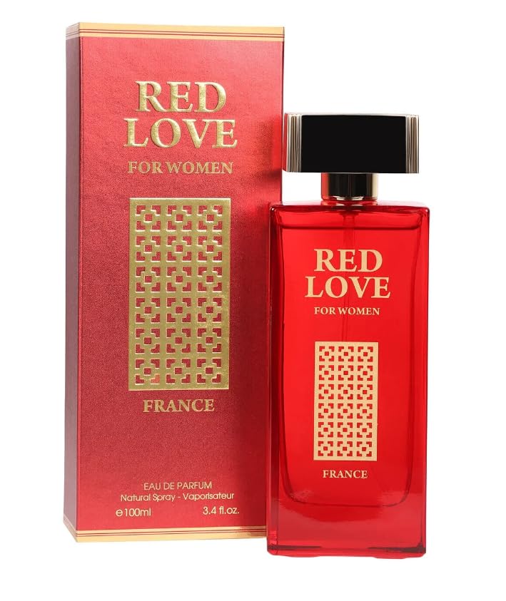 Women's cologne 3.4 Fl. Oz. Eau de Parfum Spray (RED LOVE)