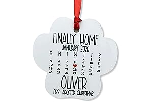 Rescue Dog's First Christmas Ornament - 2023