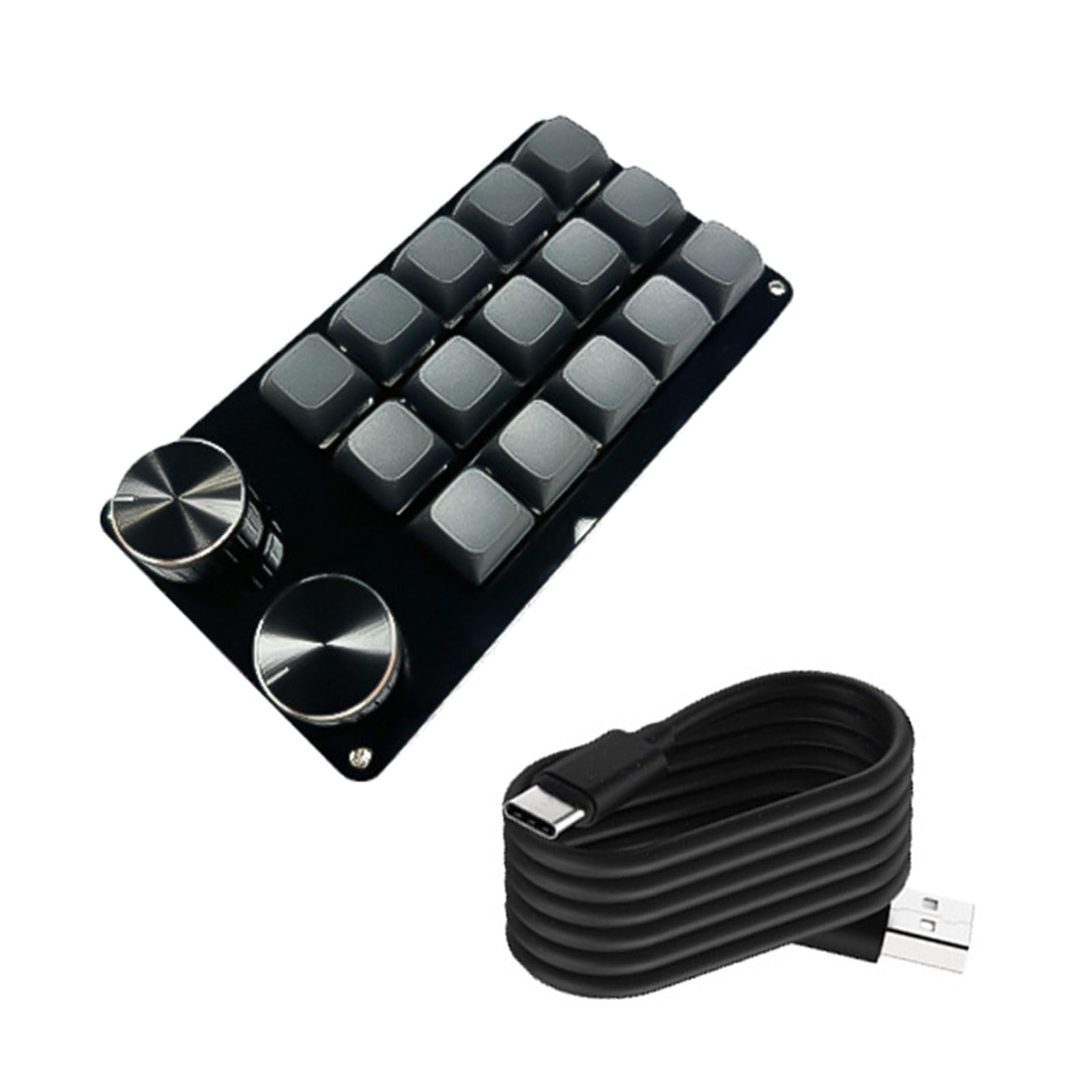 Tastiere macro con doppi pulsanti regolabili, tastiera meccanica da gioco per comandi complessi nelle stazioni di lavoro di gioco, pad di controllo multimediale