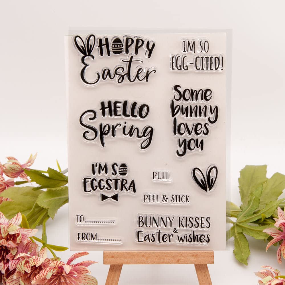 Easter Clear Stamps - Card Making & Scrapbooking -1