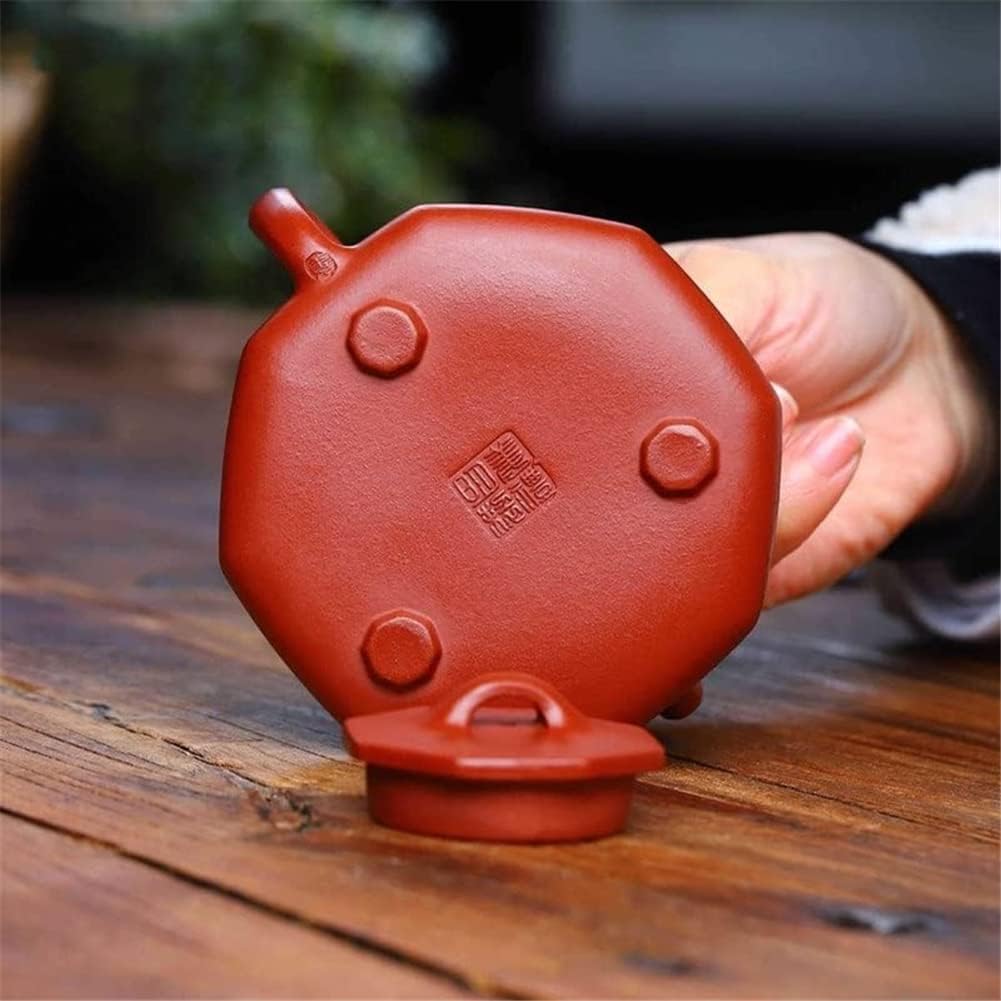 Ceramiczny zestaw do herbaty Kung Fu 150 ml, butikowy fioletowy czajniczek, surowa ruda, łyżkowy dzbanek do herbaty, ośmiokątny, zestaw do herbaty Beauty