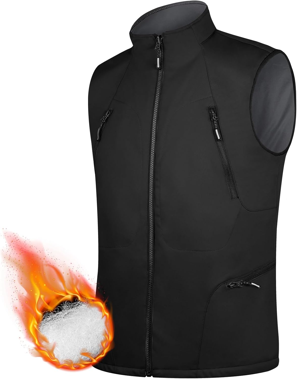 FREE SOLDIER Men’s Warm Golf Vest Outerwear Windproof Reversible Puffer Vest Sleeveless Jacket for Casual Hiking Travel FREE SOLDIER Men’s Warm Golf Vest Outerwear Windproof Reversible Puffer Vest Sleeveless Jacket for Casual Hiking Travel