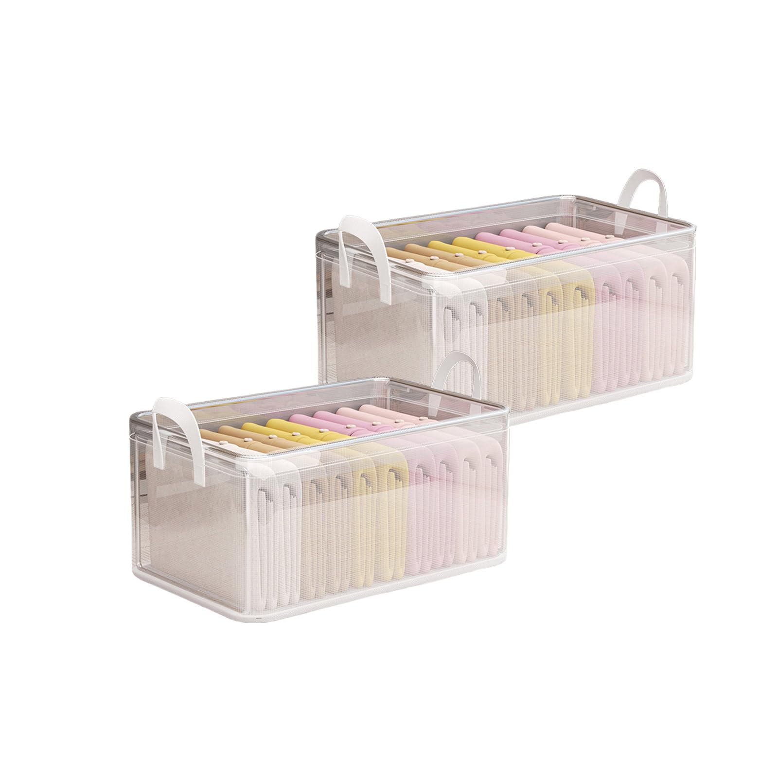 Xinsheinelry Home and Travel Use Sturdy PVC Organizers Multiple Size Waterproof and Clear Designs Portable for Efficient Storage Clear Container