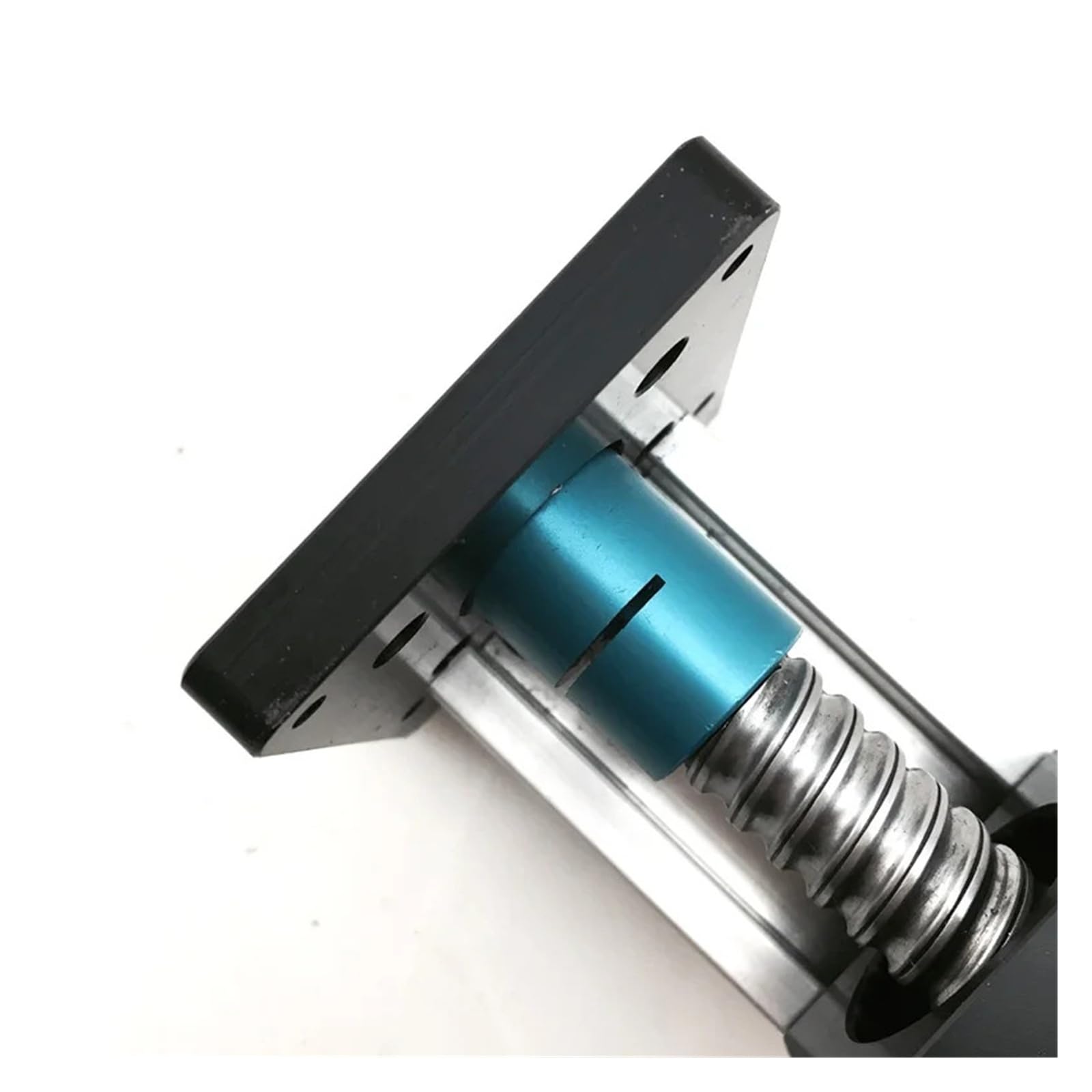 CNC-Manueller Linearantriebsmodul Tisch SFU1605 Kugelgewindetrieb Linearführung Bewegungsschiene Gleitweg 50mm~600mm und 1,2N Motor (mit Motor, Hub 100mm)