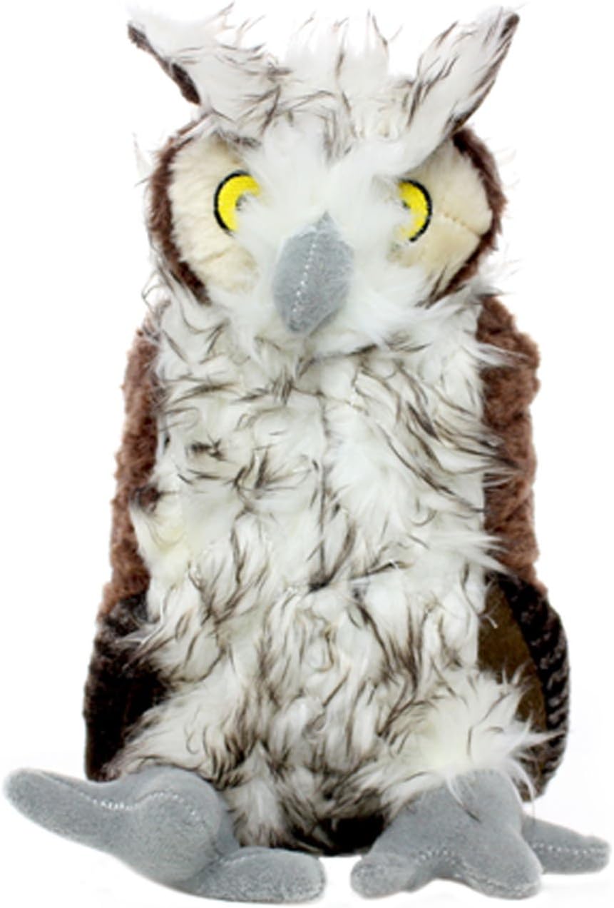 MIGHTY-Nature Owl -Squeaker-Multiple Layers. Made Durable, Strong & Tough. Interactive Play Dog Toy (Tug, Toss & Fetch). Machine Washable & It Floats. (Regular)