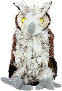 MIGHTY-Nature Owl -Squeaker-Multiple Layers. Made Durable, Strong & Tough. Interactive Play Dog Toy (Tug, Toss & Fetch). Machine Washable & It Floats. (Regular)