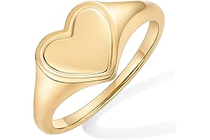 Elegant Heart Stackable Rings: A Symbol of Love and Connection