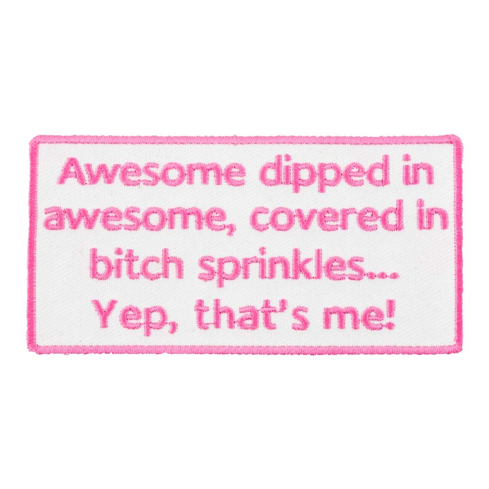 Awesome Dipped In Awesome Patch, Funny Women's Patches