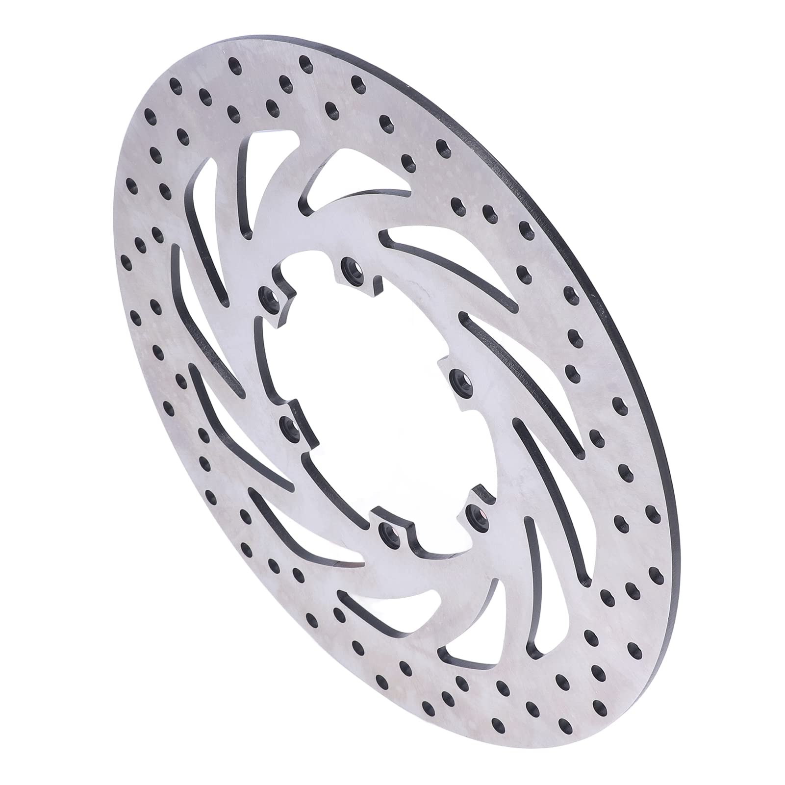 Syrisora Rotor de Disco de Freno Delantero de Motocicleta Metal de Alta Resistencia Resistente Al óxido Resistente Al Desgaste con Orificios de Disipación de Calor para F650GS F65